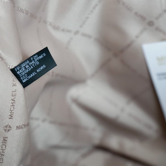 Michael Kors Shania LG EW Tote Bag MK Brown Red - Picture 8 of 11